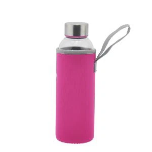 280ml νερό θερμότητας-δεν αντιστάθηκαν γυάλινη φιάλη με θήκη από νεοπρένιο